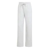 Spodnie rowerowe - adidas Kobiety ESSENTIALS SMALL LOGO FEEL COZY OPEN HEM PANTS, light grey heather/white, XL - miniaturka - grafika 1