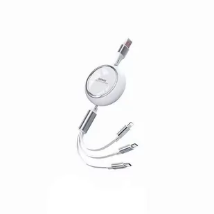 KABEL REMAX LINON SERIES 66W 3IN1 USB-C/MICRO/LIGHTNING RC-C029 WHITE - Kable USB - miniaturka - grafika 1