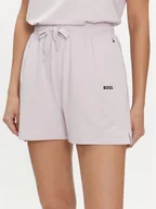 Piżamy damskie - Boss Szorty piżamowe 50515606 Fioletowy Regular Fit - miniaturka - grafika 1