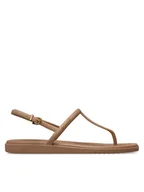 Sandały damskie - Crocs Sandały Miami Thong Flip 209793 Brązowy - miniaturka - grafika 1
