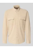 Koszule męskie - Koszula casualowa z listwą guzikową - camel active - miniaturka - grafika 1