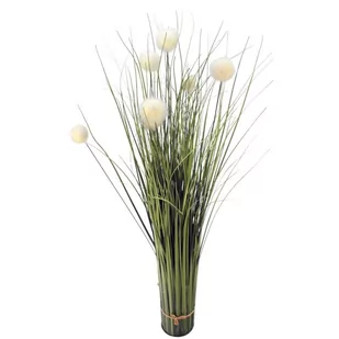 SZTUCZNA TRAWA FEJKA JAK ŻYWA Z BIAŁYMI KULKAMI 70 CM - Sztuczne kwiaty - miniaturka - grafika 1