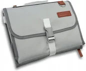 Przewijaki - Przewijak do niemowląt składany podróżny miękki 55 x 62 cm szary - miniaturka - grafika 1