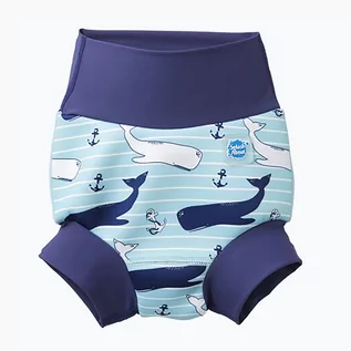 Kąpielówki dla chłopców - Splash About Happy Nappy pieluszka do kąpieli dla dzieci, nowy ulepszony model, niebieski HNPVMS - grafika 1