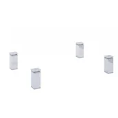 Zawiasy, okucia i inne akcesoria - ROCA A817003339 ALPINE Zestaw n?g 40x40x100 4 sztuki chrom - miniaturka - grafika 1