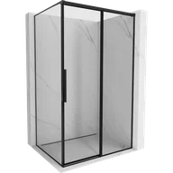 Kabiny prysznicowe - Mexen Rox kabina prysznicowa rozsuwana prawa 140 x 70 cm, czarna ramka, czarna - 8C2-140-070-70-70-P - miniaturka - grafika 1