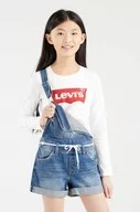 Bluzki dla dziewczynek - Levi's Longsleeve dziecięcy kolor biały - miniaturka - grafika 1