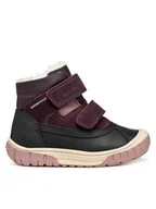 Buty dla dziewczynek - Geox Kozaki B Omar Wpf B462LC 022FU C9228 M Fioletowy - miniaturka - grafika 1