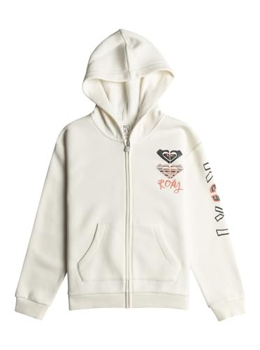 Roxy Top SURF FEELING ZIPPED SZCZOTKOWANY SZCZOTKOWANY Młodzieżowy Biały 6