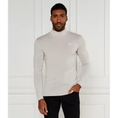 Swetry męskie - Karl Lagerfeld Wełniany golf | Regular Fit - miniaturka - grafika 1