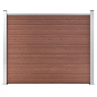 Ogrodzenia - vidaxl Panel ogrodzeniowy z WPC, 180x146 cm, brązowy! 148980 - miniaturka - grafika 1