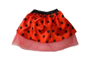 SPÓDNICZKA W GROSZKI CZERWONA 30cm - Sukienki i spódniczki dla dziewczynek - miniaturka - grafika 1