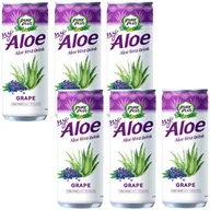 Soki i napoje niegazowane - Pure Plus Napój z aloesem Aloe Vera Drink Winogrono zestaw 6 x 240 ml - Żywność - miniaturka - grafika 1