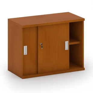 B2B Partner Nadstawka z przesuwnymi drzwiami, 800 x 400 x 600 mm, czereśnia CF-C80601-C, CF-074 - Inne meble biurowe - miniaturka - grafika 1