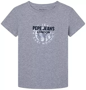 Kurtki i płaszcze dla chłopców - Pepe Jeans Brooklyn chłopięca koszulka, Szary (Grey Marl), 12 lat - grafika 1