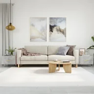 Ławy i stoliki kawowe - Stoliki kawowe, 2 szt., szarość betonu, 50x50x40 cm - miniaturka - grafika 1