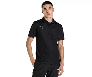Koszulki męskie - Puma Męska koszulka polo Teamliga Sideline Black White XL 657257 - grafika 1