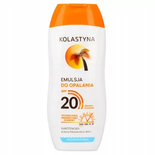 Kolastyna Ultra lekka emulsja do opalania - SPF 20 - 200 ml - Balsamy i kremy do opalania - miniaturka - grafika 1