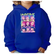 Bluzy dla dziewczynek - BLUZA DZIECIĘCA K-POPOWE ŁOWCZYNIE DEMONÓW HUNTRIX 104 Z KAPTUREM - miniaturka - grafika 1