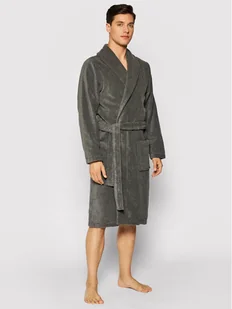 Tommy Hilfiger Szlafrok 2S87905539 Szary - Szlafroki męskie - miniaturka - grafika 1