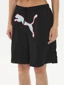 Spodenki damskie - Puma Szorty sportowe DUA LIPA 536636 Czarny Loose Fit - miniaturka - grafika 1