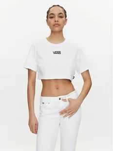 Vans T-Shirt Flying V Crew Crop Ii VN000GFF Biały Regular Fit - Koszulki i topy damskie - miniaturka - grafika 1