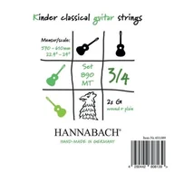 Struny gitarowe  - Hannabach 653088 Klassikgitarrensaiten Serie 890 3/4 Kindergitarre Mensur: 57-61cm - G3 653088 - miniaturka - grafika 1