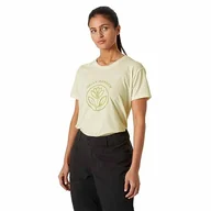 Koszulki i topy damskie - Helly Hansen Damska koszulka z grafiką W Skog z recyklingu - Śnieg, S - miniaturka - grafika 1