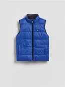 Kurtki i płaszcze dla chłopców - Reserved - Dwustronna kamizelka - niebieski - miniaturka - grafika 1