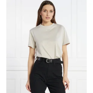 Calvin Klein T-shirt | Regular Fit - Koszulki i topy damskie - miniaturka - grafika 1
