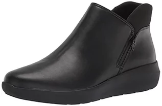 Botki damskie - Clarks Damskie botki Kayleigh Mid, Czarny, 40 EU - grafika 1