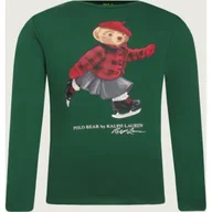 Bluzy dla dziewczynek - POLO RALPH LAUREN Bluzka Regular Fit - miniaturka - grafika 1