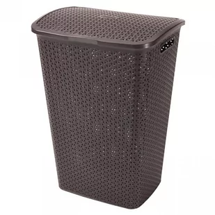 Curver Kosz na bieliznę CURVER CIEMNY BRĄZ MY STYLE 55L 713001_CURVER - Kosze na bieliznę - miniaturka - grafika 1