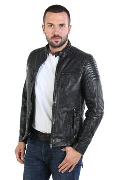 kurtka skórzana męska David Ryan, Ron black, L
