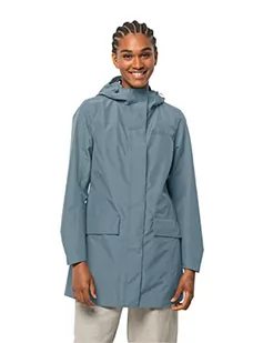 Jack Wolfskin Damski płaszcz Cape York Paradise Coat W, Citadel, XL, Citadel, XL - Płaszcze damskie - miniaturka - grafika 1