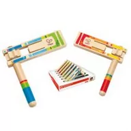Instrumenty muzyczne dla dzieci - HaPe Wesoła terkotka niebieska - miniaturka - grafika 1