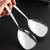 Inne - Zestaw 2 sztuk: Stalowe Łyżki do Serwowania - Idealne do Bufetów, Cateringu i Użytku Domowego - miniaturka - grafika 1