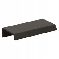 Zawiasy, okucia i inne akcesoria - Uchwyt krawędziowy UA123 czarny mat dł 72mm - miniaturka - grafika 1
