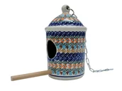 Klatki i wyposażenie dla ptaków - Ceramiczny domek dla ptaków Ceramika Bolesławiec - miniaturka - grafika 1