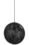 Lampy sufitowe - KingHome Lampa wisząca 60cm Luna czarna 1027S-600.BLACK - miniaturka - grafika 1