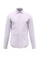 Koszule męskie - Seidensticker Męska koszula biznesowa – slim fit – łatwa do prasowania – kołnierz Kent – długi rękaw – 100% bawełna, bez, 40 - miniaturka - grafika 1