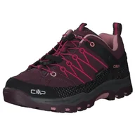 Buty dla chłopców - CMP Dziecięce buty Rigel Low Trekking WP, buty unisex dla dzieci i młodzieży, Brzoskwinia śliwkowa, 37 EU - miniaturka - grafika 1