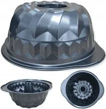 FOREMKA NA BABKĘ SPIRALNĄ FORMA DO PIECZENIA METALOWA 27CM - Formy do ciast - miniaturka - grafika 1