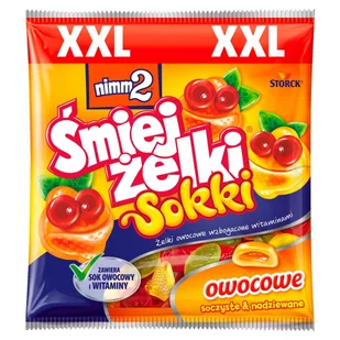 NIMM2 ŚMIEJŻELKI SOKKI 165G - Żelki - miniaturka - grafika 1