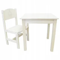 Zestawy mebli dla dzieci - STOLIK 50/50 + KRZESEŁKO JUNIOR PEŁNE + GRAWER !!! - miniaturka - grafika 1