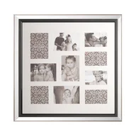 Ramki na zdjęcia - Multiramka Na 10 Zdjęć Lustrzana Srebrna Dalaba - miniaturka - grafika 1