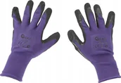 Rękawice robocze - Geko Rękawice ochronne powlekane r. 10 – fioletowe 12/240 - miniaturka - grafika 1