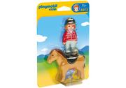 Figurki dla dzieci - Playmobil Jeździec na koniu 6973 - miniaturka - grafika 1