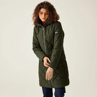Regatta Damska Kurtka Parka Ocieplana Fritha Iii Zielony, Rozmiar: 34 - Kurtki damskie - miniaturka - grafika 1
