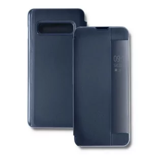 Qoltec Etui do Samsung S10+ Smart Flip Cover granatowe AOQOLTF00051694 - Etui i futerały do telefonów - miniaturka - grafika 1